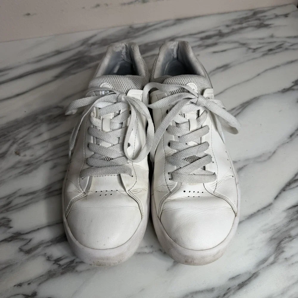 On Cloud The Roger Advantage Women Size 9 White Athletic Tennis Shoes Sneakers